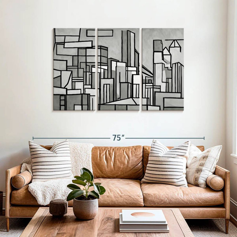 Sireci Portland Cityscape, 36" H x 57" W