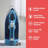 BLACK+DECKER Steam Iron for Clothes with Retractable Cord, Vertical Steaming, Anti-Drip Design, Spray Mist and Auto Clean Button, 1200W