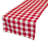 Gingham Checkered Print Table Runner-1275664607-1275664601