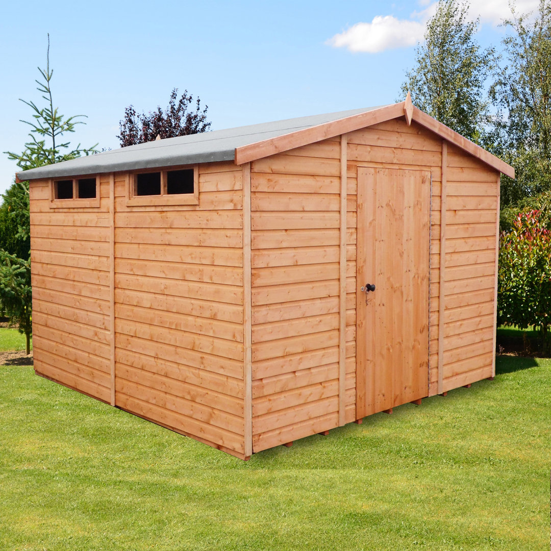 10 ft. W x 10 ft. D Security Garden Shed