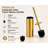 Toilet Brush and Holder Set, Stainless Steel Toilet Bowl Brush with Extra Replacement Head, Freestanding Bathroom Toilet Brush Set, Luxury Modern Bathroom