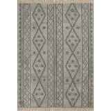 Bristol Geometric Area Rug in Black/Gray