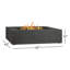 Ashling 42" Square Concrete Propane Fire Pit Table by Jensen Co.-928669022
