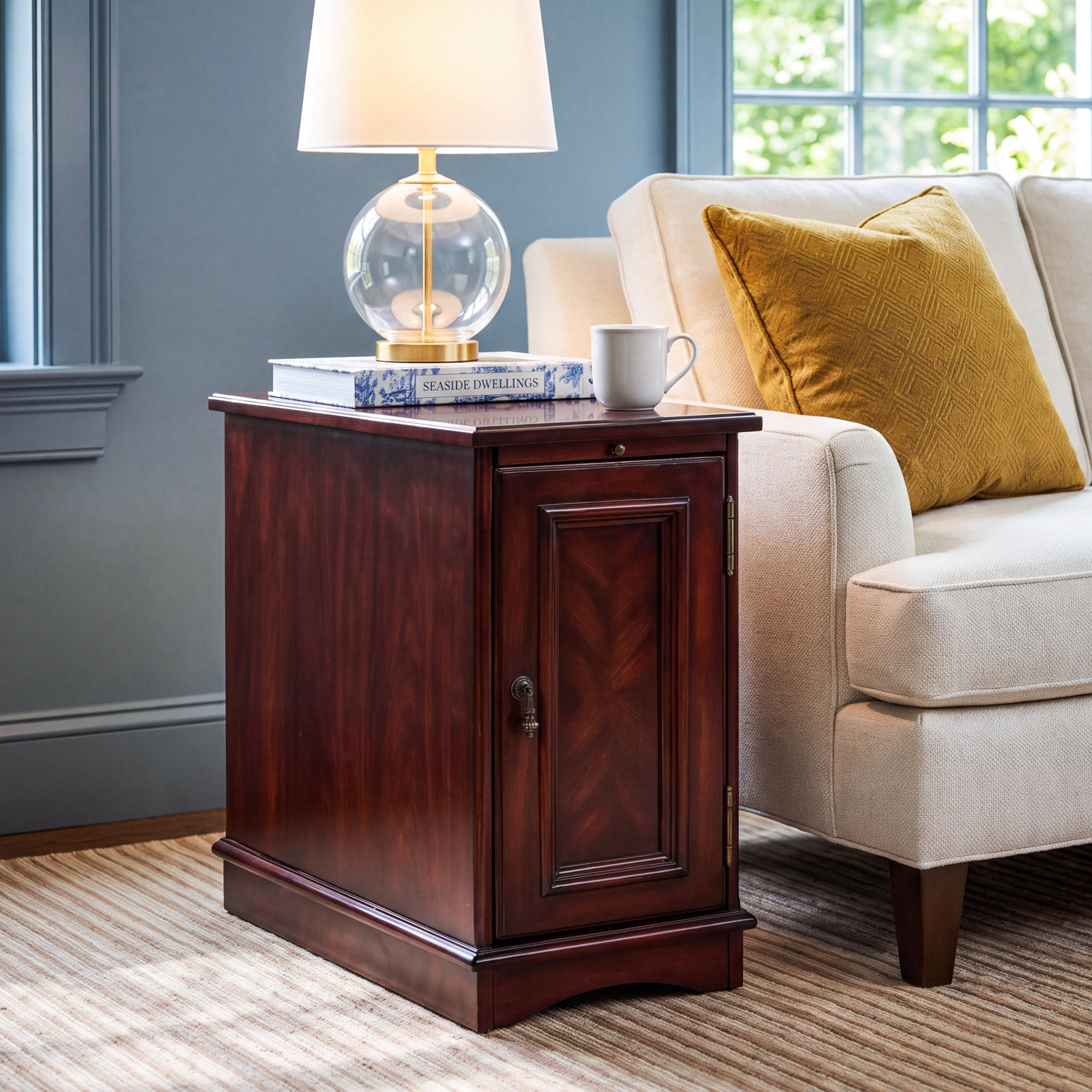 Midland 12" End Table, Plantation Cherry