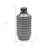Gray Geometric Cylinder Terracotta Table Vase-129222476