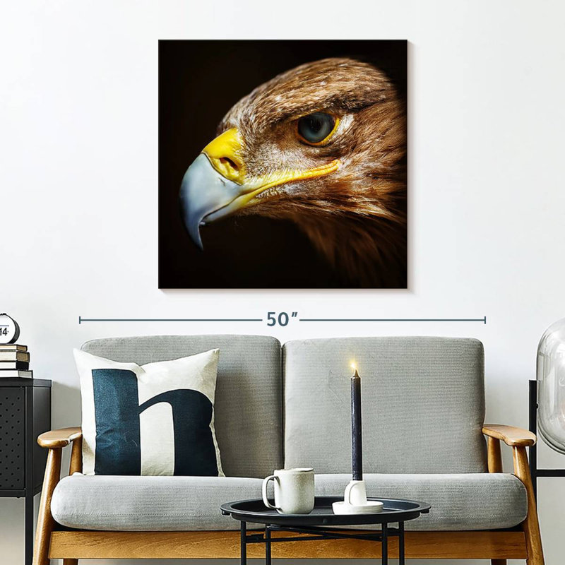 Crowle Eagle Face, 30" H x 30" W