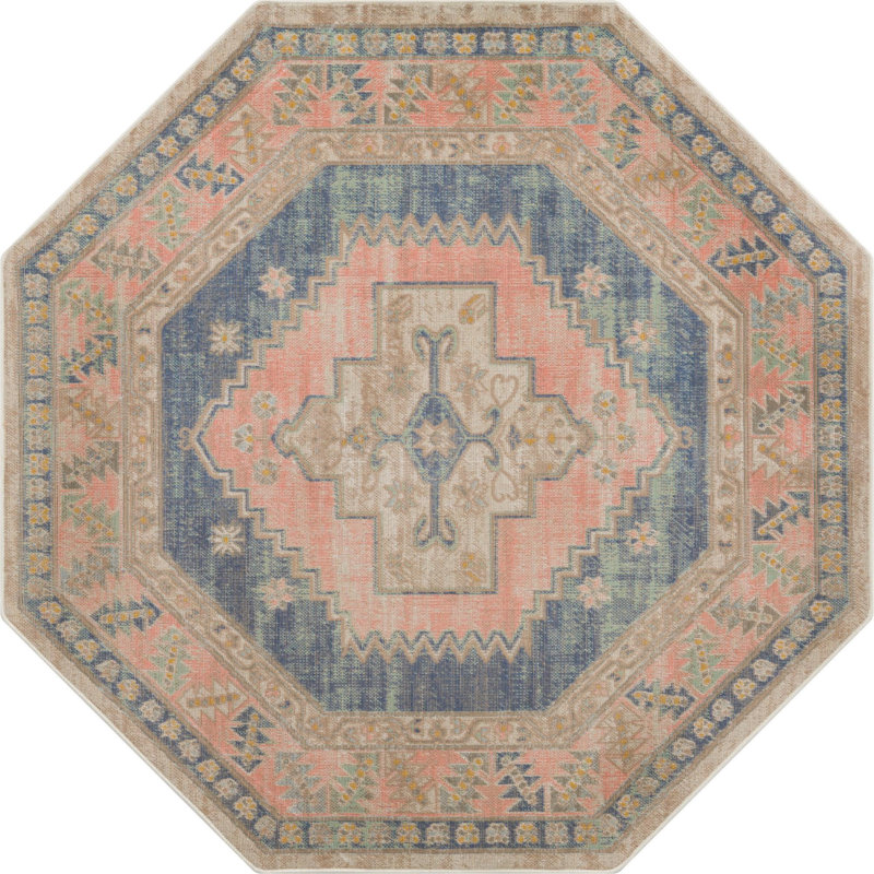 Matthei Oriental Indoor Rug, Octagon 5'3"
