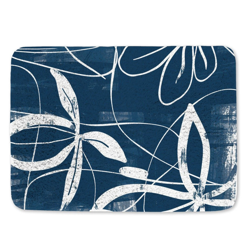Levani Microfiber / Microsuede Bath Mat, Single - 24" L x 17" W