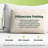 Organic Buckwheat Bed Pillow - Organic Cotton Fabric and Fill Soft Pillow for Deep Sleeping-112373451