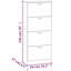 12 Pair Flip Down Shoe Storage-306303440