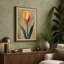 Centered Tulip Botanical - Wrapped Canvas-1553045970-1553045975