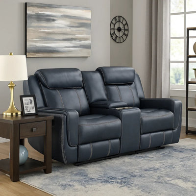 Salet 75.5'' Faux Leather Reclining Loveseat