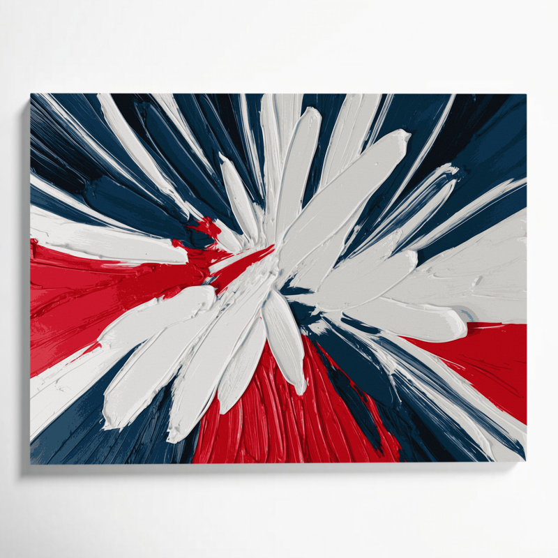 Neo Expressionism 96 Gray Canvas Wall Art, 20" H x 24" W