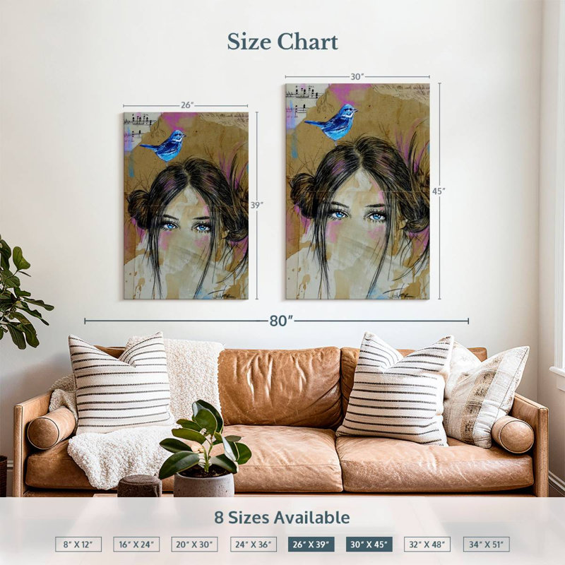 Leisha From Yourself, 39" H x 26" W