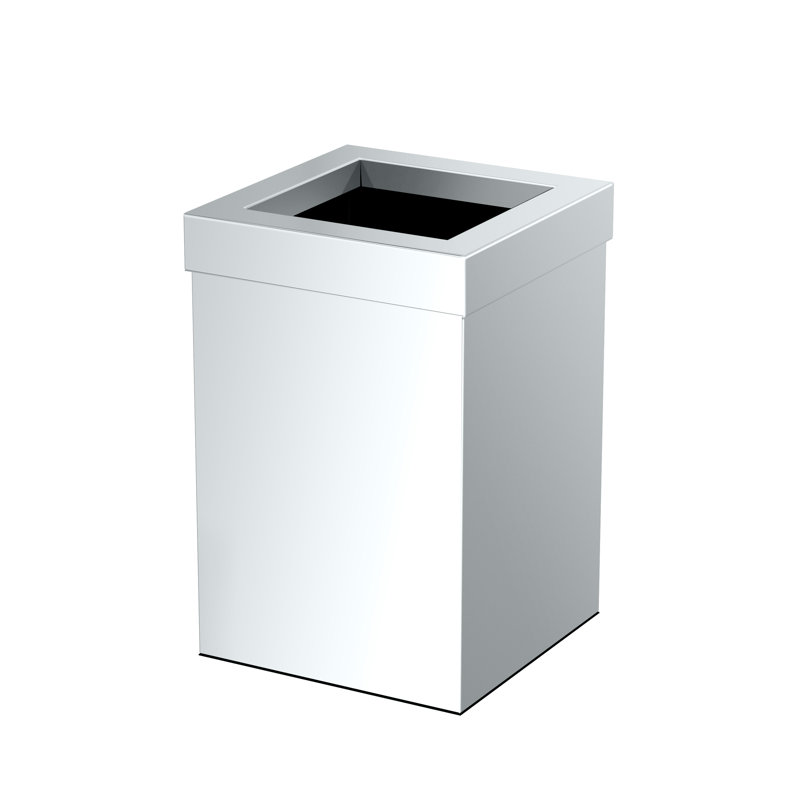 Corbeille pour déchets 3 gallons Elevate Steel, Chrome
