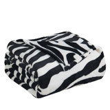 Safari Zebra Flannel Fleece Blanket