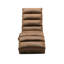 Chaise longue de massage en lin d'intérieur avec télécommande