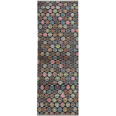 Geometric Hand Knotted Area Rug