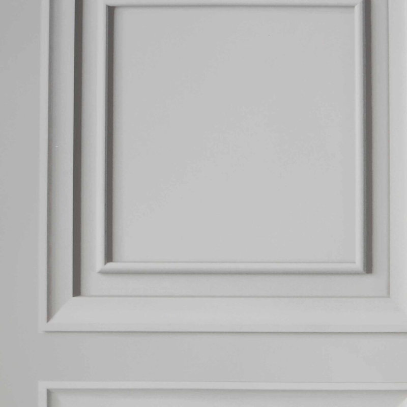 Fresco Wood Panelling Wallpaper, Grey
