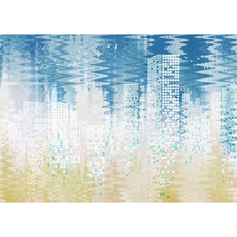 Papier peint à motifs géométriques nordiques scandinaves, l 75 po x L 49 po