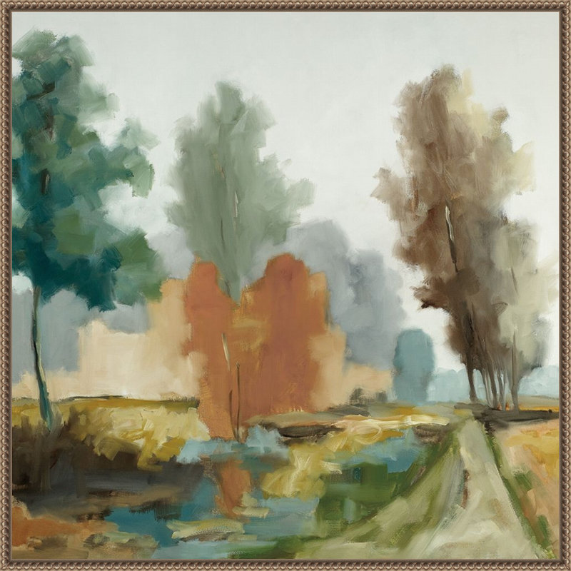 «Off the Beaten Path» par Jacqueline Ellens, reproduction d'art sur toile encadrée, H 30 po x l 30 po