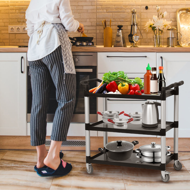 96.6cm H x 83.9cm W Utility Cart