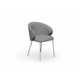 Tuka Upholstered Outdoor Armchair with Metal Frame