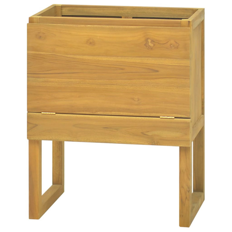 Leavittsburg Solid Wood Freestanding Bathroom Cabinet