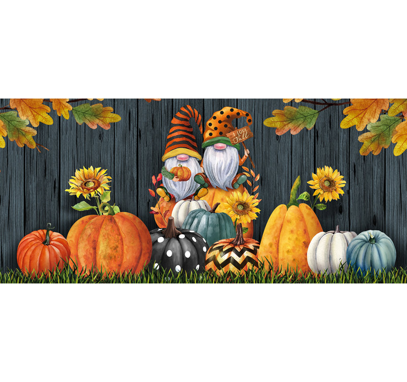 Mini tapis d'automne Gnomes