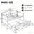 Daybed with 2 Storage Drawers and Trundle-1523458730