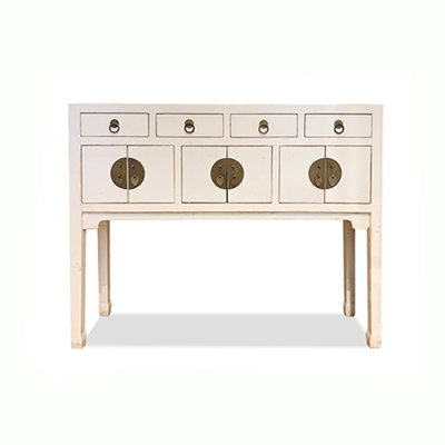 Ex Beijing Console Table-White