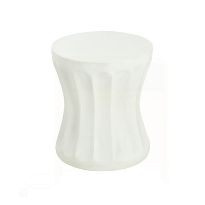 Outdoor Round Concrete Side Table