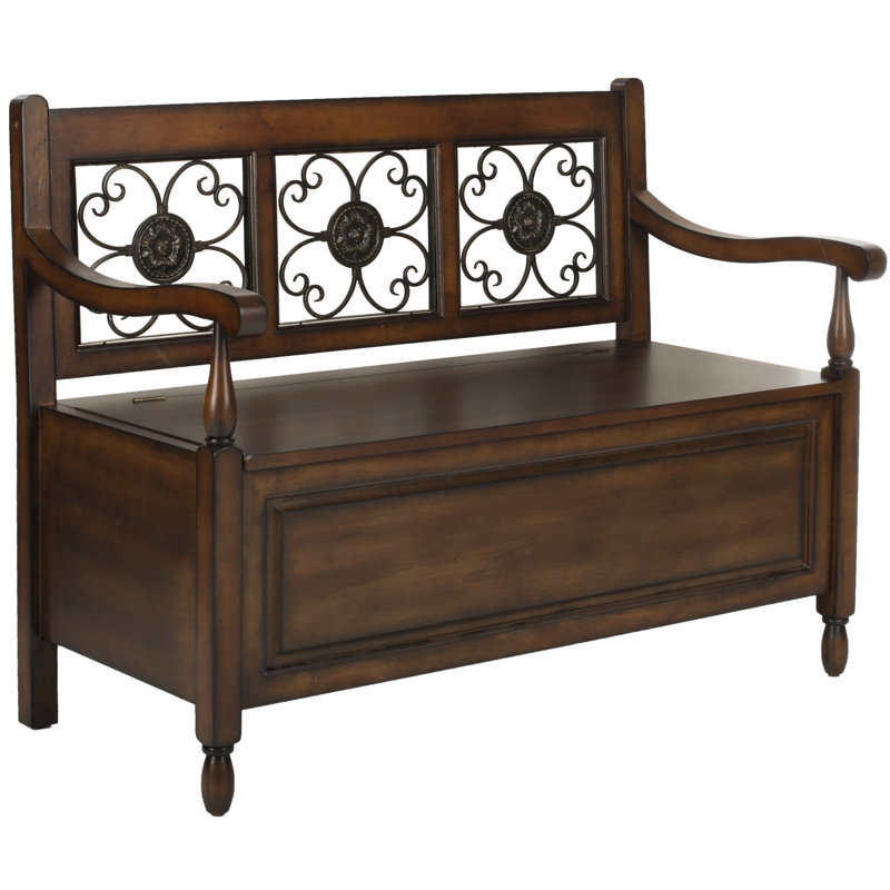 Wood Storage Bench