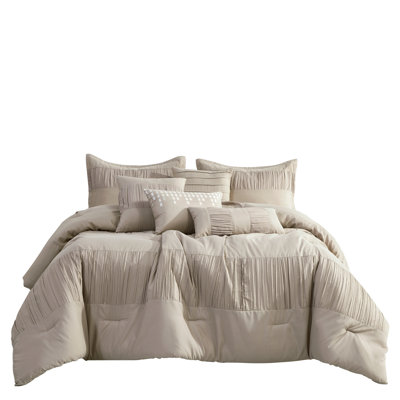 Sezja Modern & Contemporary Solid Colour Comforter Set