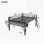 Lit mezzanine avec bureau Gaming, DEL