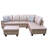 Jayzen 3 - Piece Vegan Sectional-1119954545-1094079087-1094079078