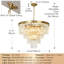Makinlee Dimmable Crystal Tiered Chandelier-100234020-100234021-116094734