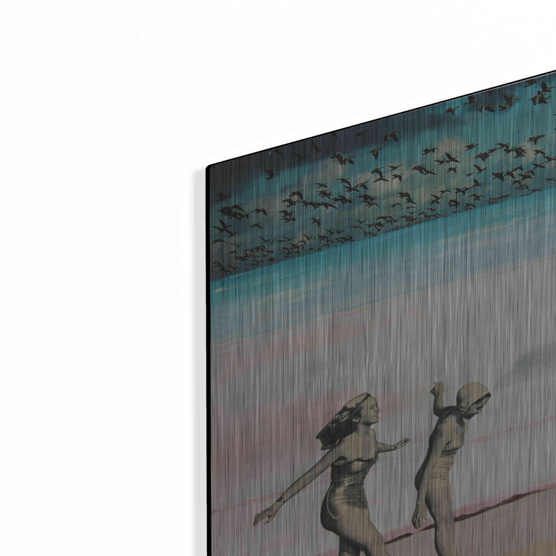 «Beach Girls» par DB Waterman, H 16 po x l 12 po