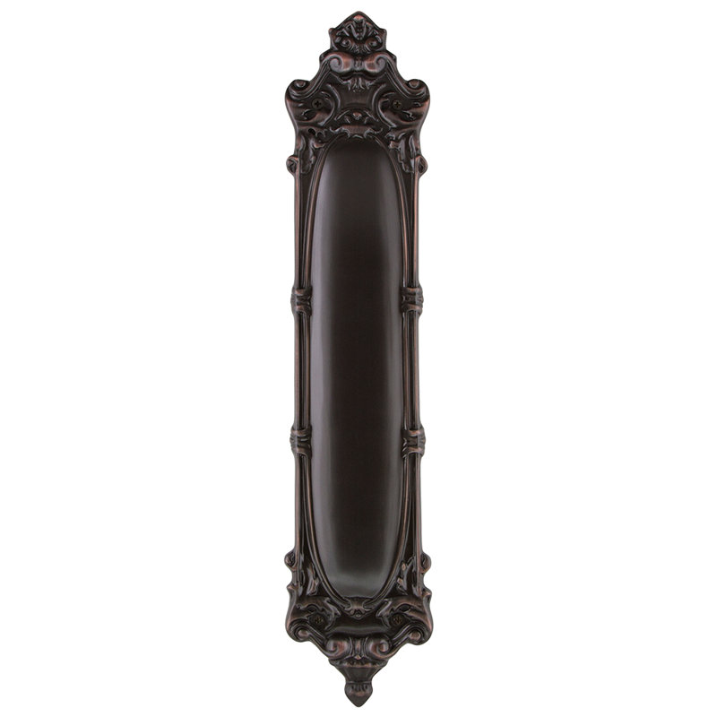 Louis Push Plate, Timeless Bronze