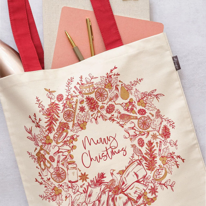 Canvas Picnic Tote Bag