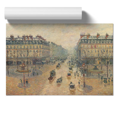 Avenue De L'Opera by Camille Pissarro - No Frame Painting
