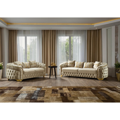 Larean 2 - Piece Velvet Living Room Set