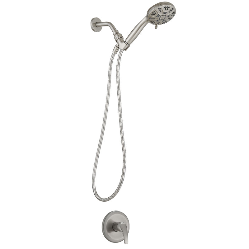 Complete Shower System, Brushed Nickel