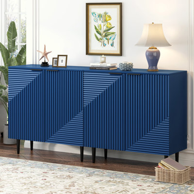 Console L 70 po avec tablettes réglables