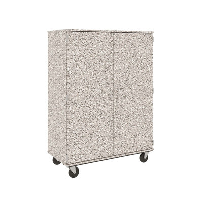 12 Compartments Mobile Classroom Cabinet with Locking Doors