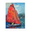 «Red Sail» par Beth A Forst, impression sur toile tendue-1485871553