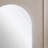 Silver 20 X 33 Inch Metal Oval  Mirror