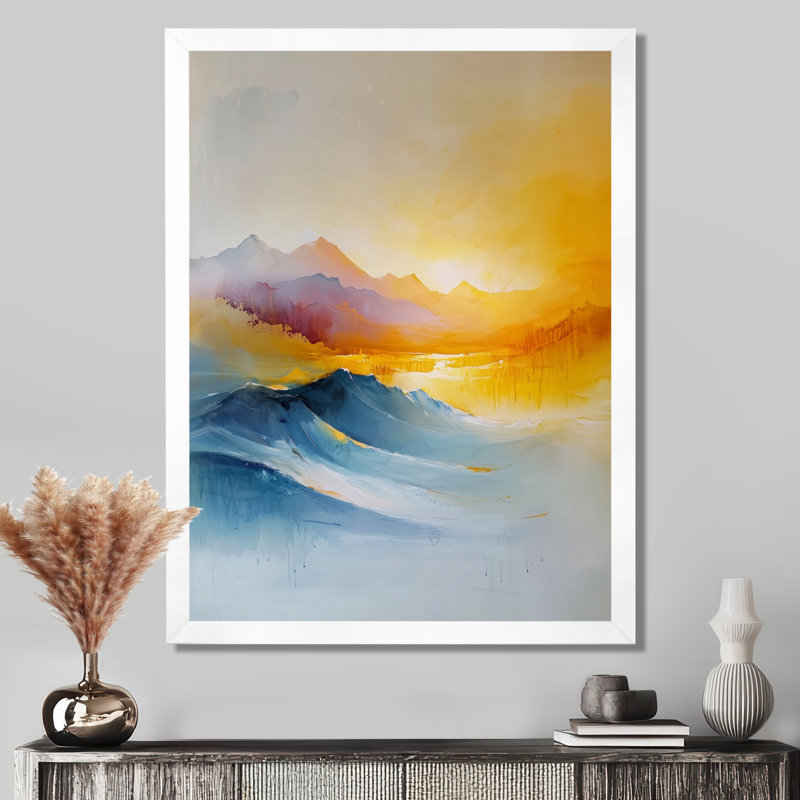 Avamaria - paysages, impressions sur toile, H 40 po x l 30 po, Reproduction encadrée d'une seule photo, Blanc