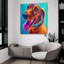 «Dachshund - Turquoise» par Dawg Painter-1813770478