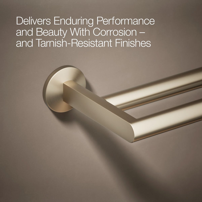 Components™ Double Towel Bar, Vibrant Brushed Bronze